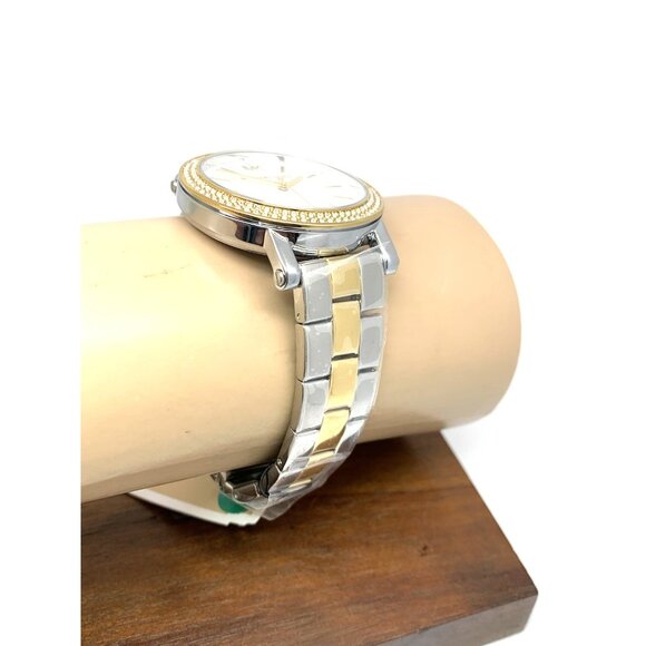 Michael Kors Women's Watch MK7348 Quartz Silver Dial 2-Tone Stainless Steel 38mm - Picture 12 of 14